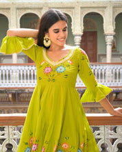 Yellow Green Suit Set