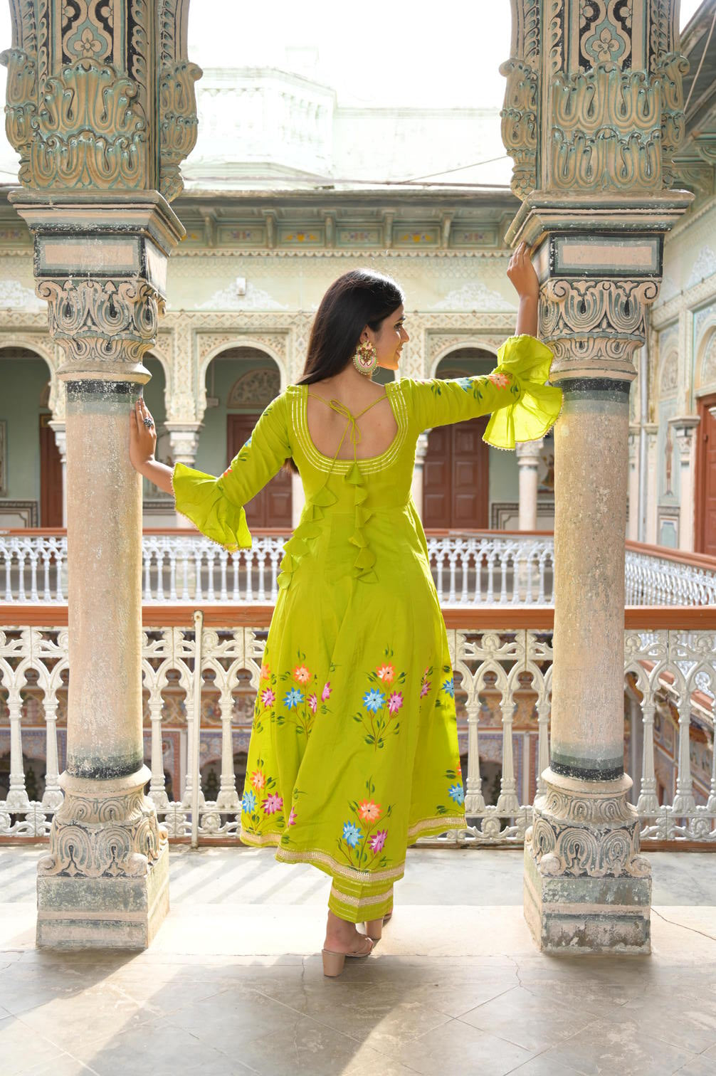 Yellow Green Suit Set