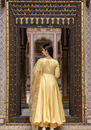 Yellow Modal Gota Suit Set