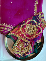 Sargun Aangi Set Aangi blouse close up