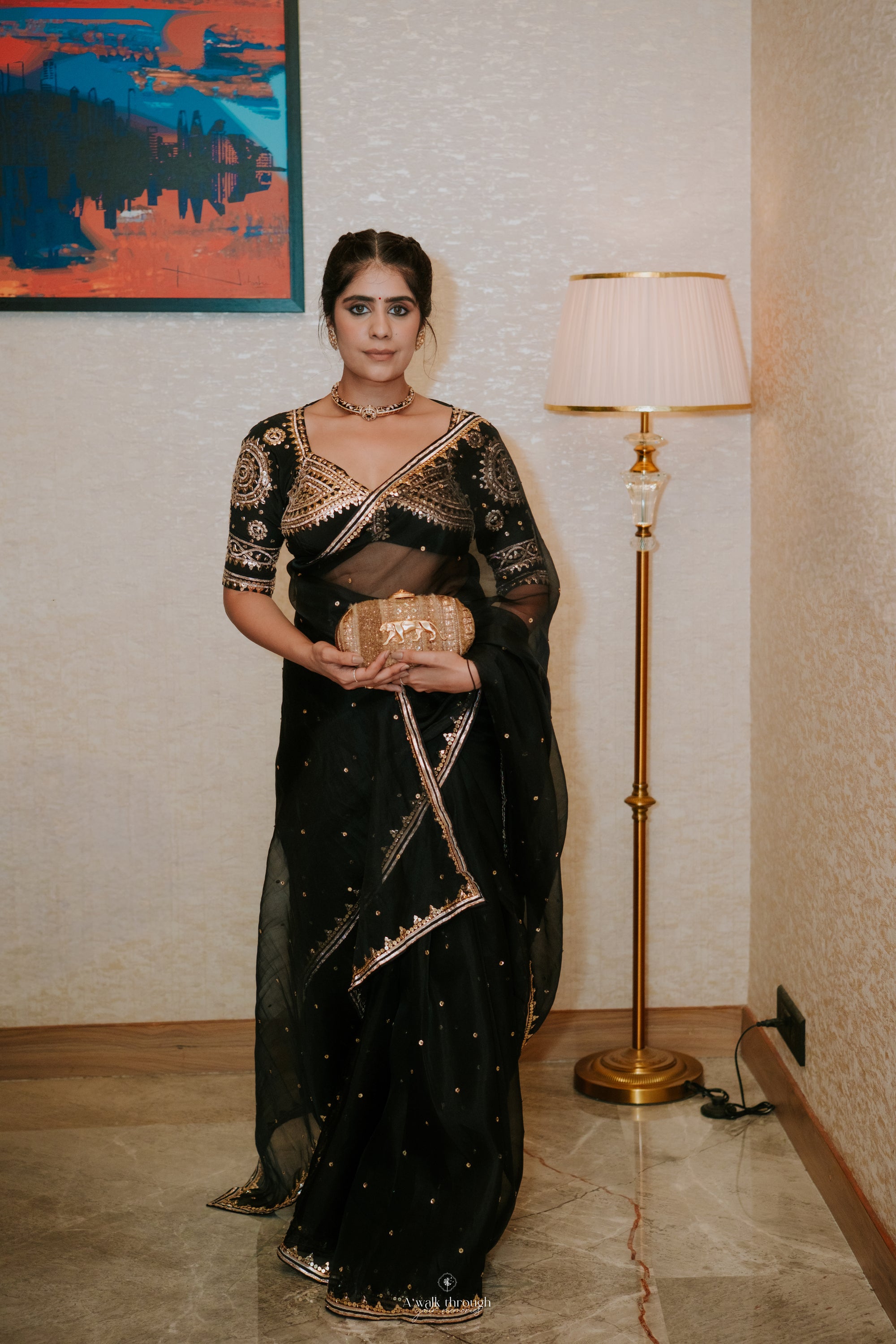 Amrapali Black Aangi