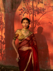 Kumud Bandhej Aangi Saree Set