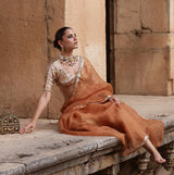 Bhuri Lamphi Gota Aangi Saree Set
