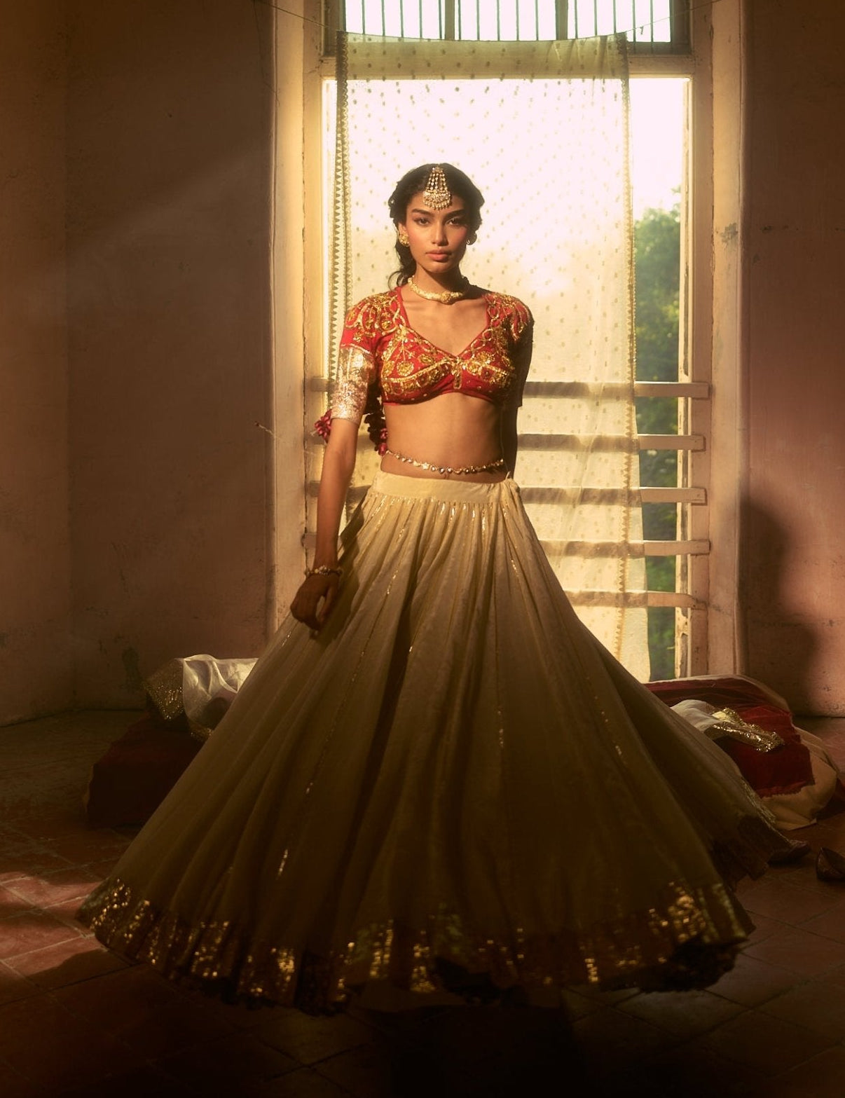 Ahilya Aangi Lehenga Set - House of Baisa
