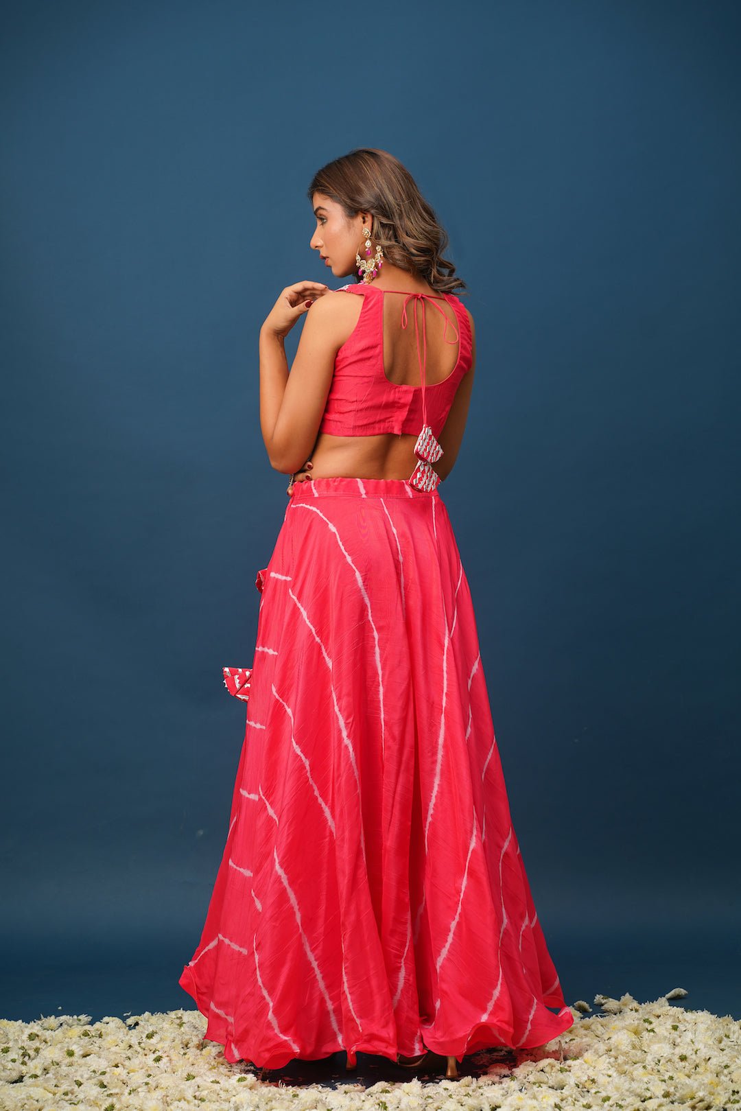 Blush Pink khara Gota Lehenga Set - House of Baisa