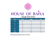Chandani White Crape Aangi - House of Baisa