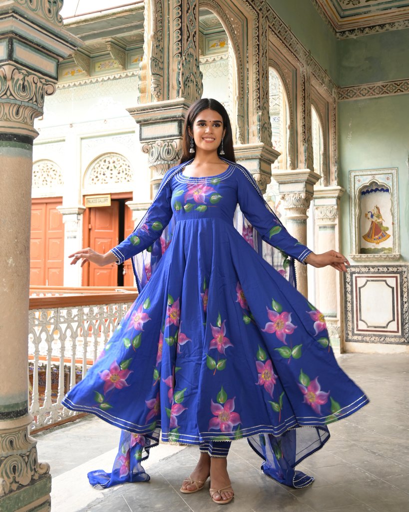 Blueberry Gota Suit Set