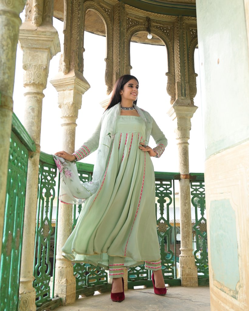 Fern Green Gota Suit Set