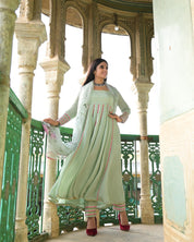 Fern Green Gota Suit Set