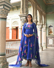 Blueberry Gota Suit Set