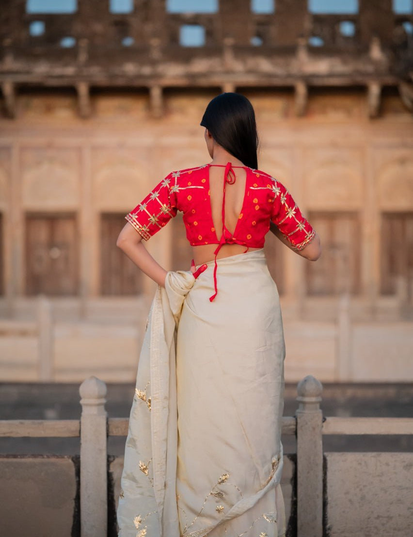 Gajari Aangi Blouse - House of Baisa