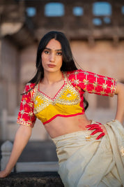 Gajari Aangi Blouse - House of Baisa