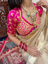 Gulabi Satin Aangi