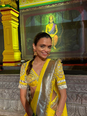 Nargis Yellow Aangi - House of Baisa