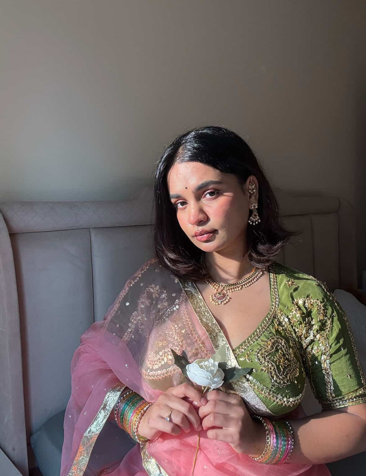 Phoolmati Aangi Blouse - House of Baisa