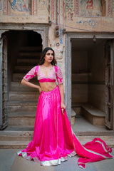 Rani Satin Aangi  Lehanga Set