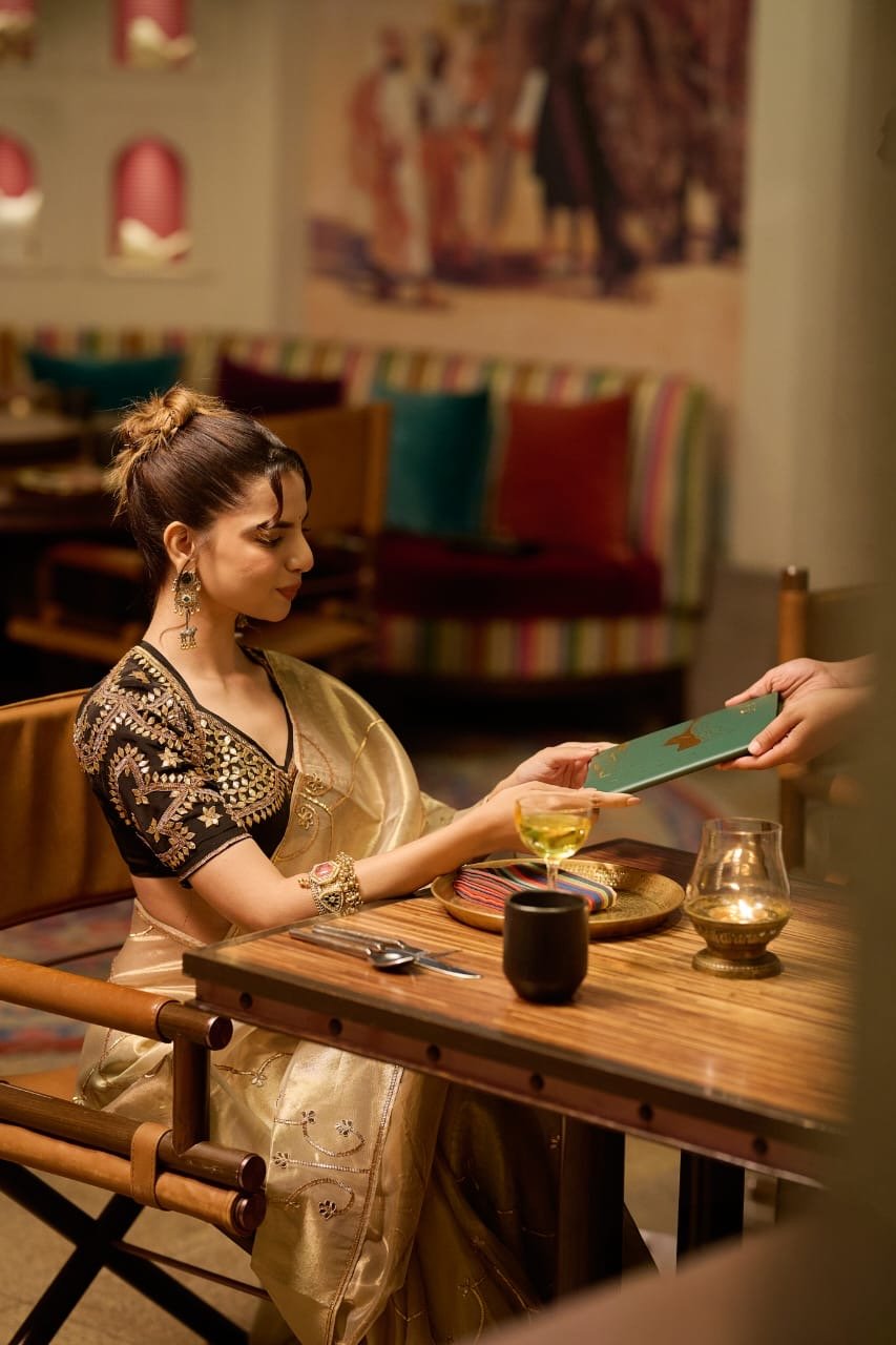 Ratri Diya Black Aangi - House of Baisa