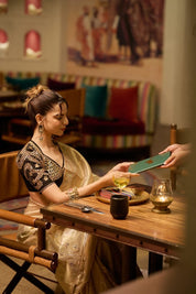 Ratri Diya Black Aangi - House of Baisa