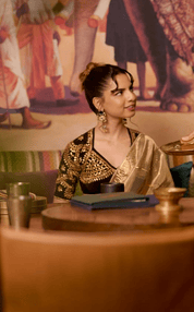 Ratri Diya Black Aangi - House of Baisa