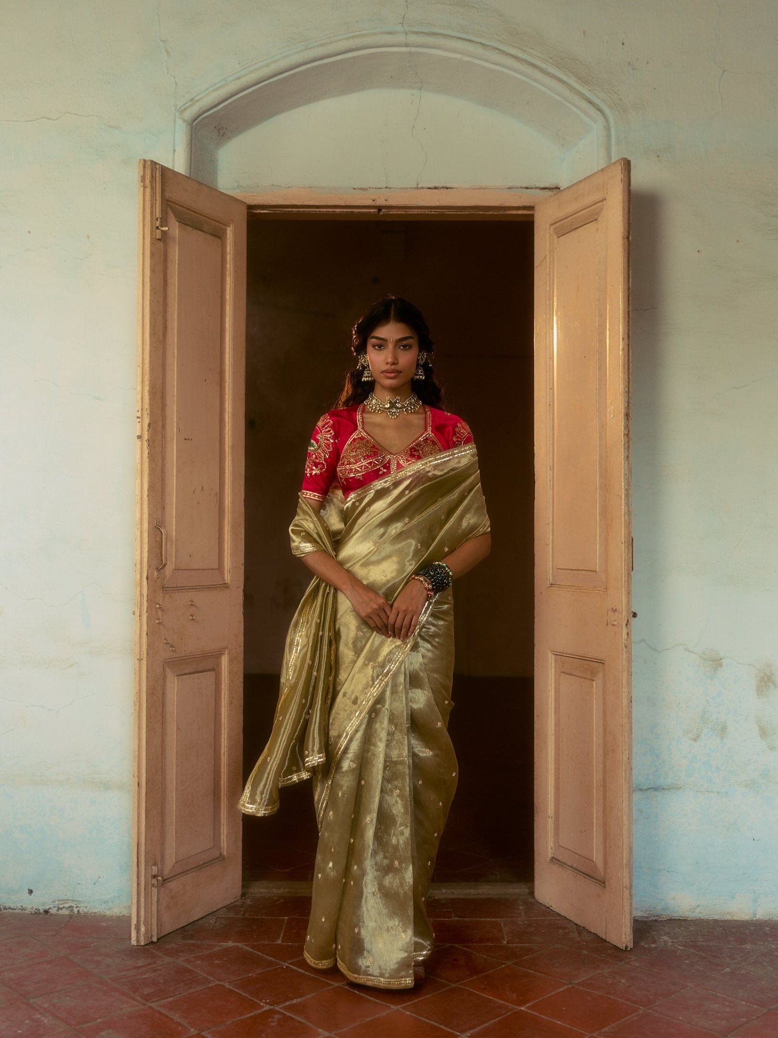 Sangini Aangi Saree Set - House of Baisa