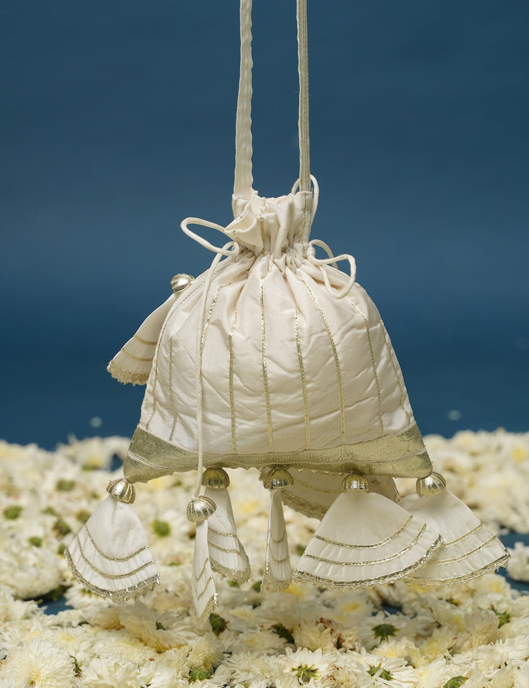 White Gota Potli - House of Baisa