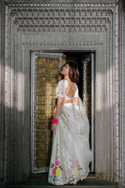 white lehenga for women