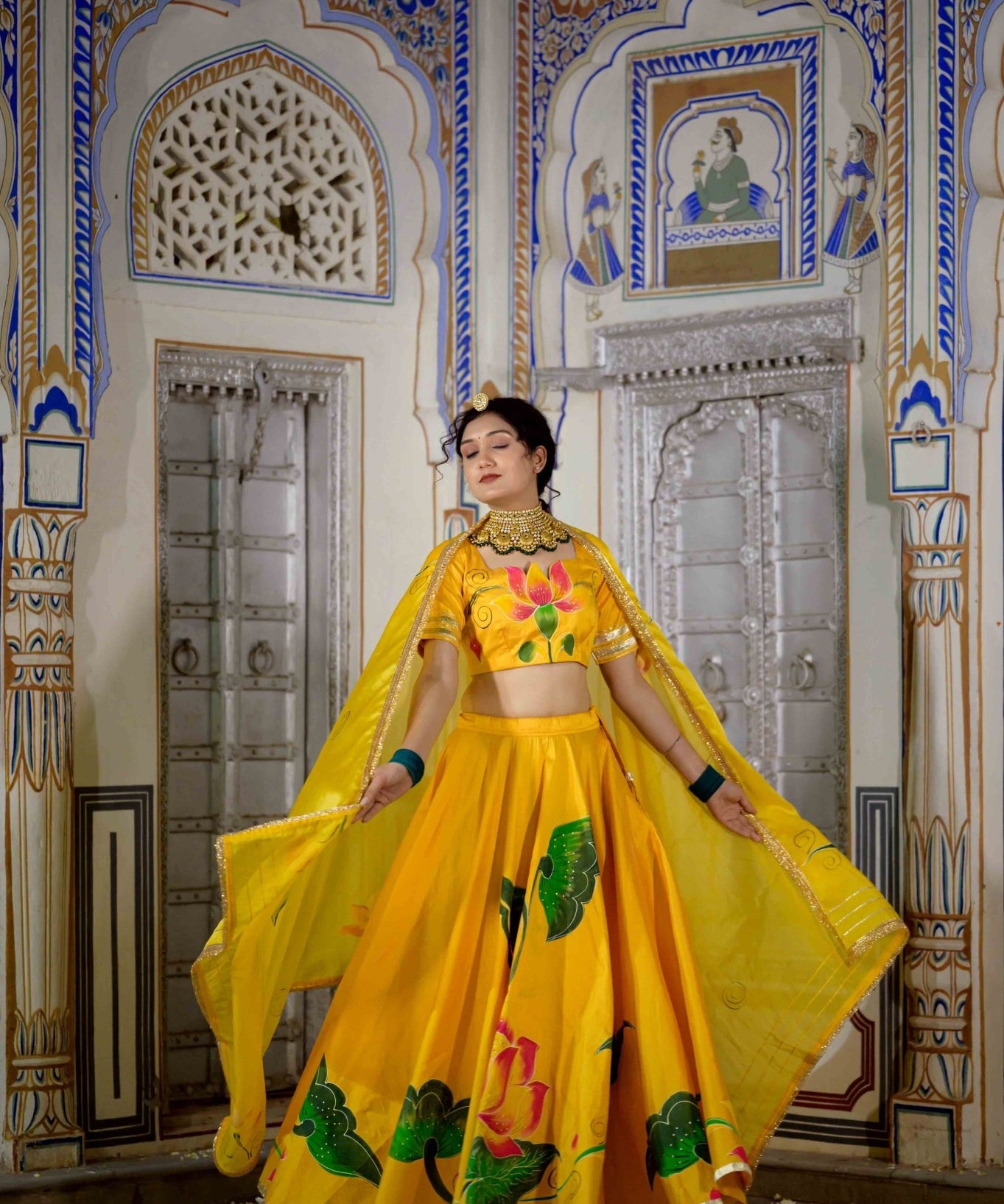Yellow Lehenga for Women – Vibrant Handcrafted Festive Wear - House of Baisa